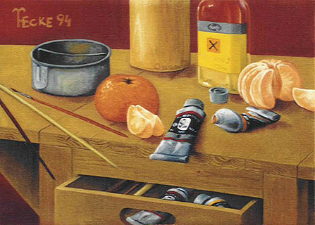 maltischchen mandarinen taboret tangerines art painting hardy ecke 