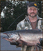 Chinook King Salmon Lachs Hardy Ecke 